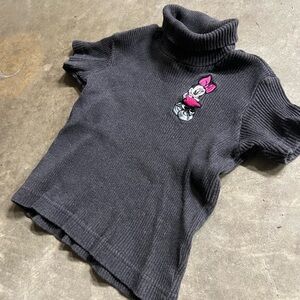 Disney Black Ribbed Knitwear